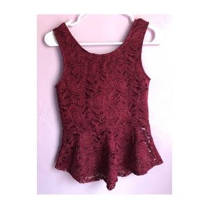 Burgundy Top